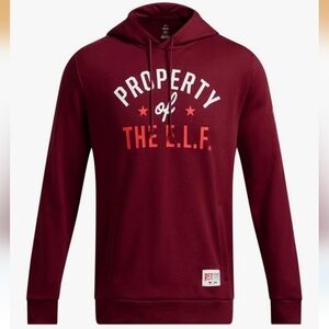 Under Armour Men's Project Rock Red One E.l.f. Hoodie